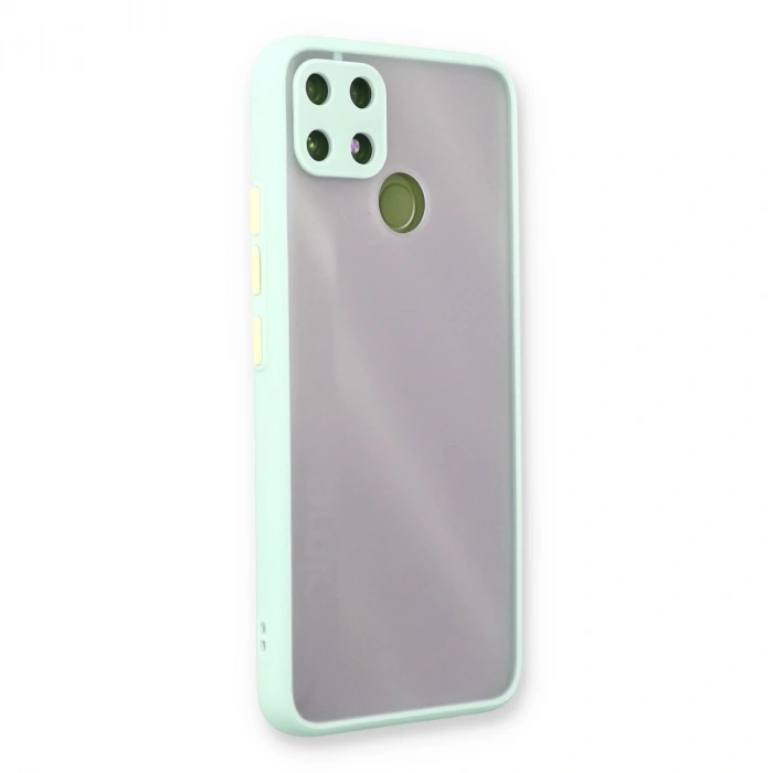 Realme C25 Kılıf Montreal Silikon Kapak - Turkuaz