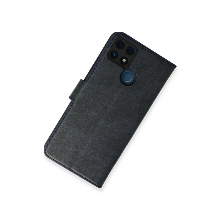 Realme C25 Kılıf Trend S Plus Kapaklı Kılıf - Lacivert