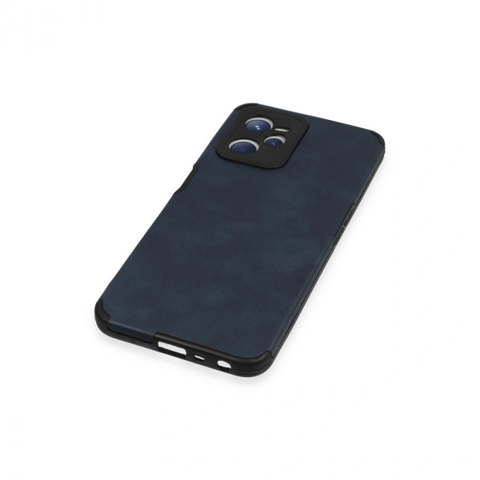 Realme C35 Kılıf Loop Deri Silikon - Lacivert