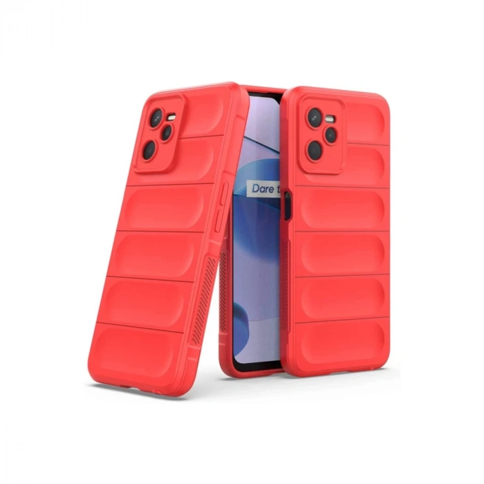 Realme C35 Kılıf Optimum Silikon - Kırmızı
