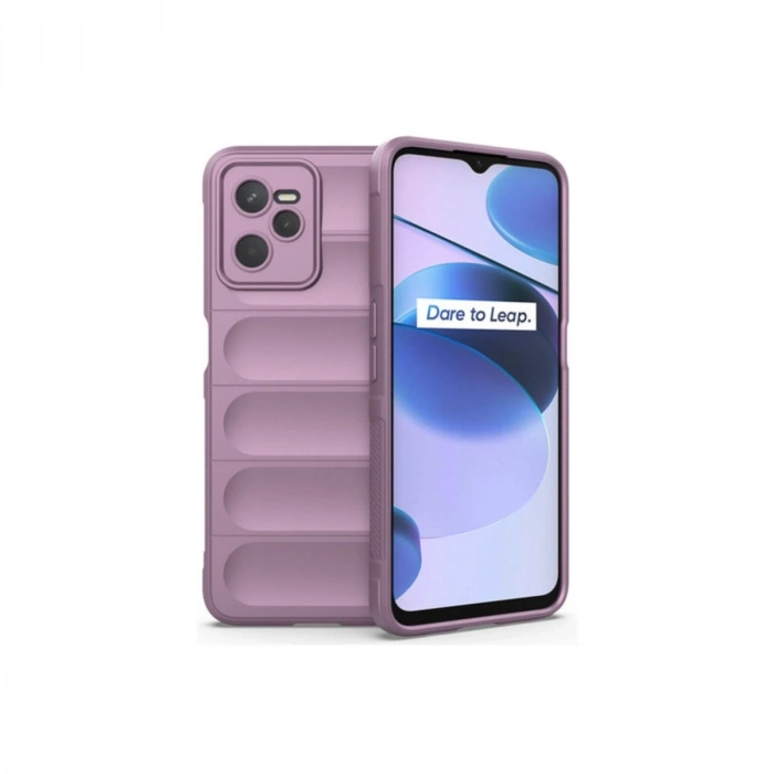 Realme C35 Kılıf Optimum Silikon - Mor