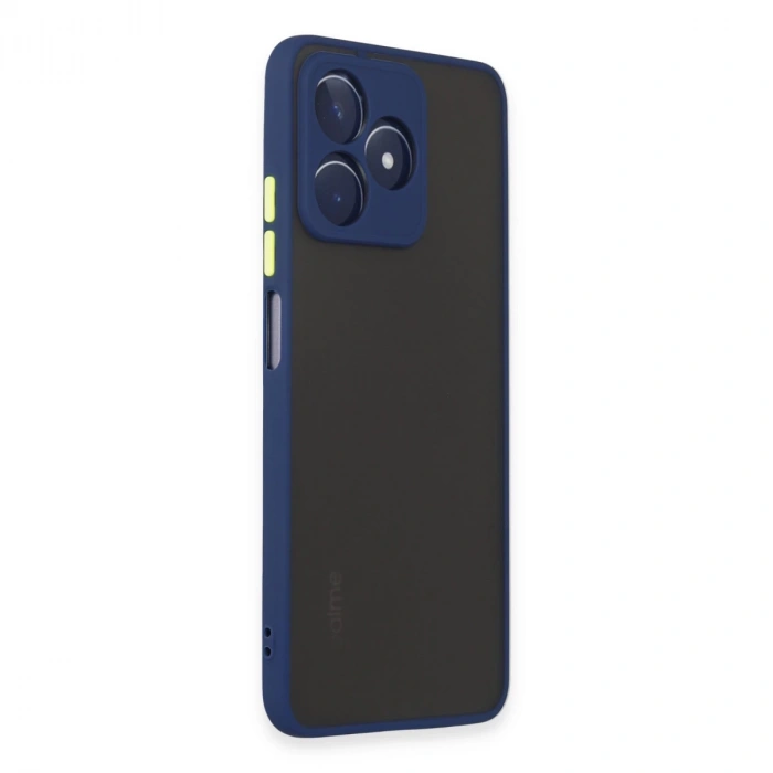 Realme C53 Kılıf Montreal Silikon Kapak - Lacivert