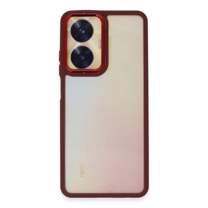 Realme C55 Kılıf Dora Kapak - Kırmızı