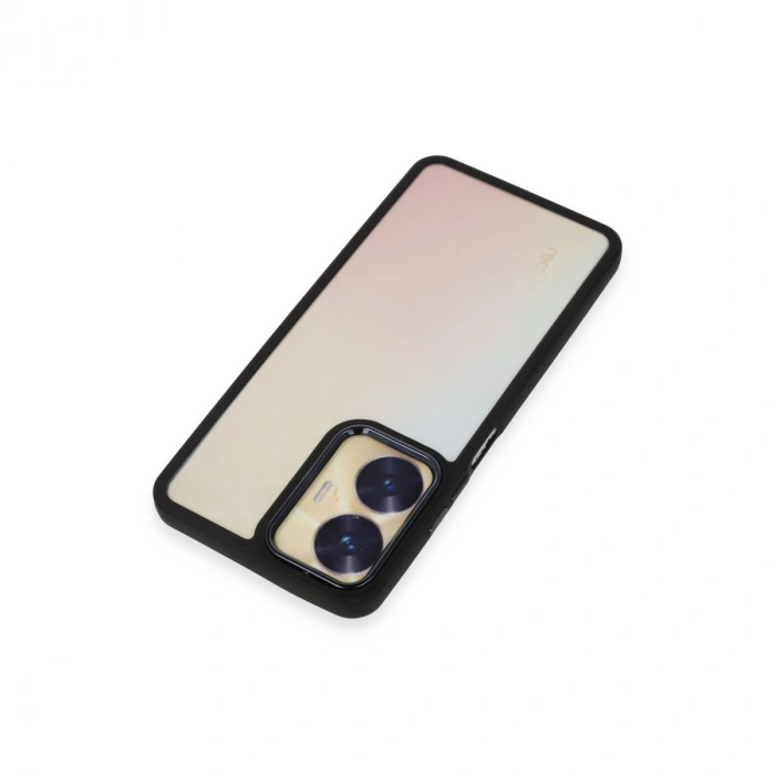Realme C55 Kılıf Dora Kapak - Siyah