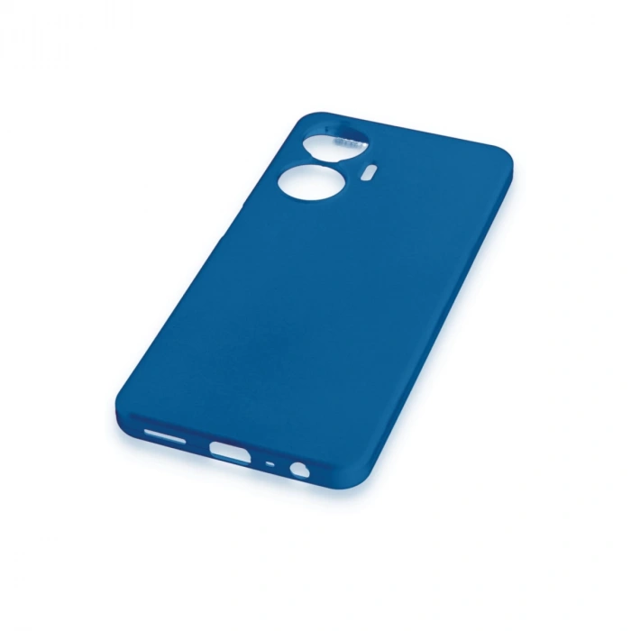 Realme C55 Kılıf First Silikon - Mavi