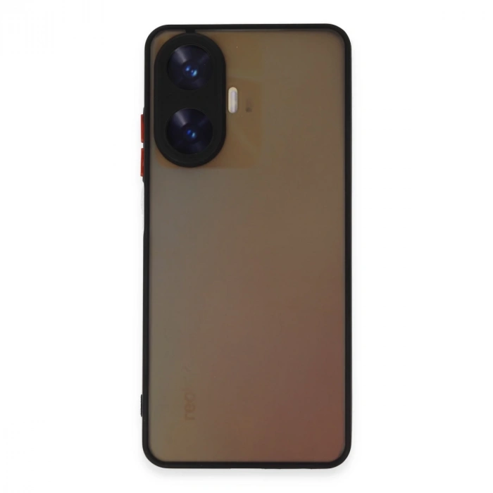 Realme C55 Kılıf Montreal Silikon Kapak - Siyah