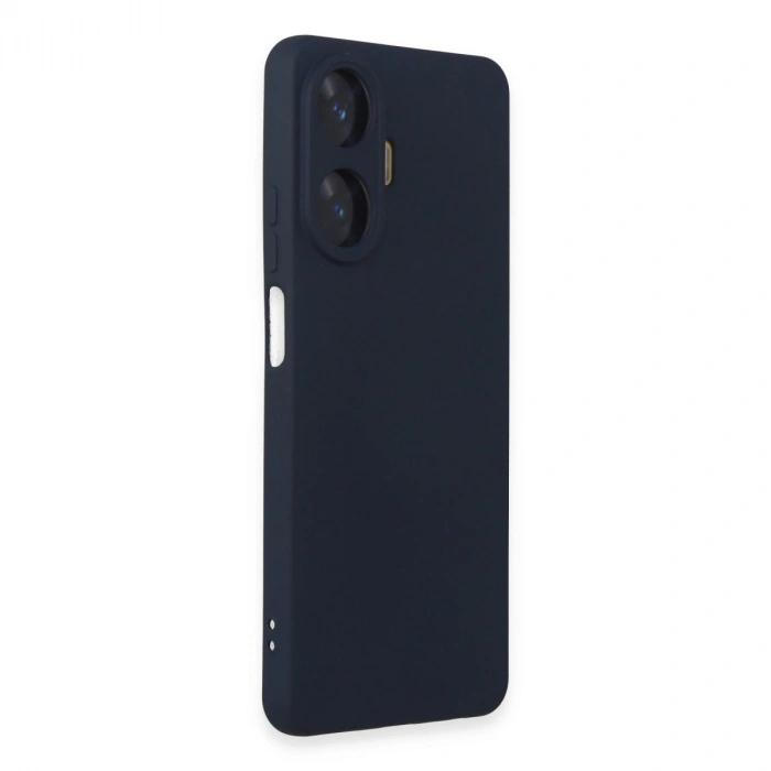 Realme C55 Kılıf Nano İçi Kadife Silikon - Lacivert