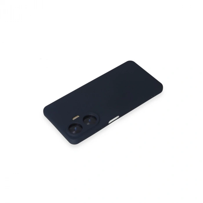 Realme C55 Kılıf Nano İçi Kadife Silikon - Lacivert