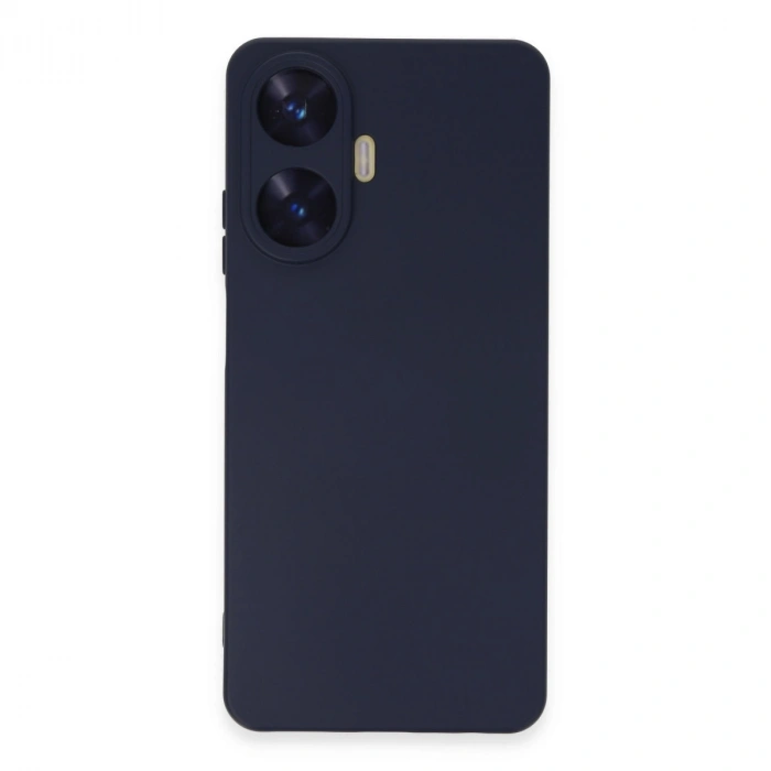 Realme C55 Kılıf Nano İçi Kadife Silikon - Mor