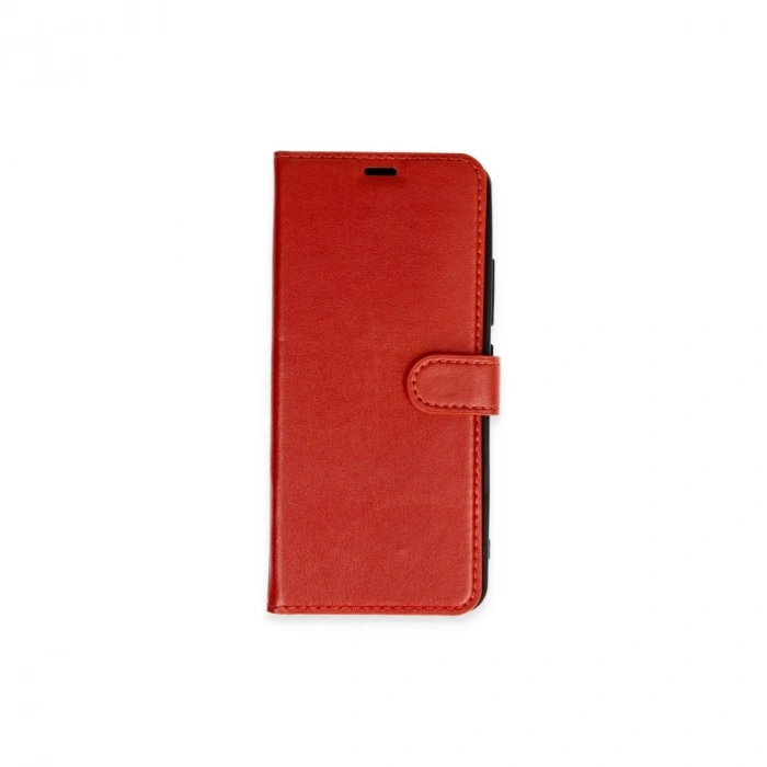 Realme C63 Kılıf Trend S Plus Kapaklı Kılıf - Kırmızı