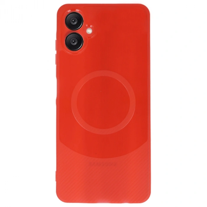 Samsung A06 Kılıf Maya Karbon Kapak - Kırmızı