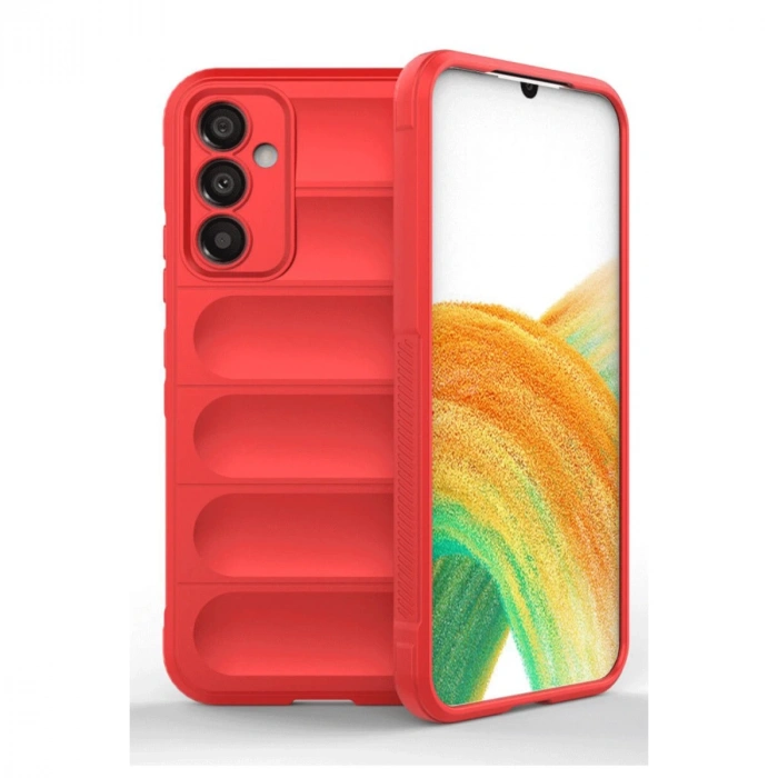 Samsung A36 Kılıf Optimum Silikon - Kırmızı