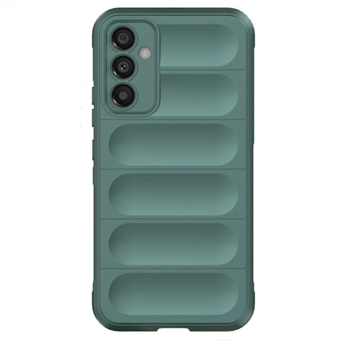 Samsung A56 Kılıf Optimum Silikon - Koyu Yeşil