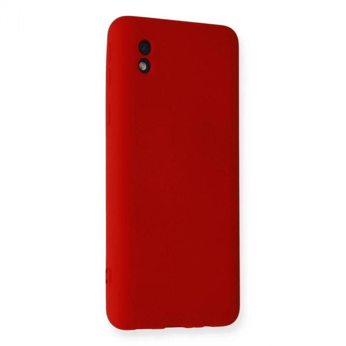 Samsung Galaxy A01 Core Kılıf Nano İçi Kadife Silikon - Kırmızı