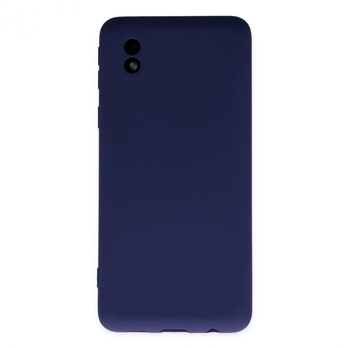 Samsung Galaxy A01 Core Kılıf Nano İçi Kadife Silikon - Lacivert