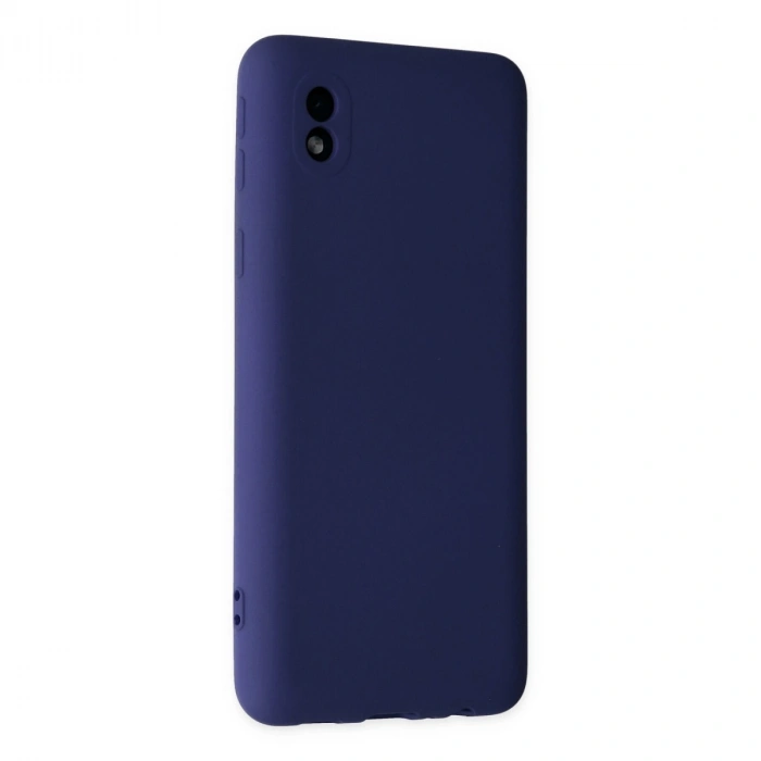 Samsung Galaxy A01 Core Kılıf Nano İçi Kadife Silikon - Lacivert