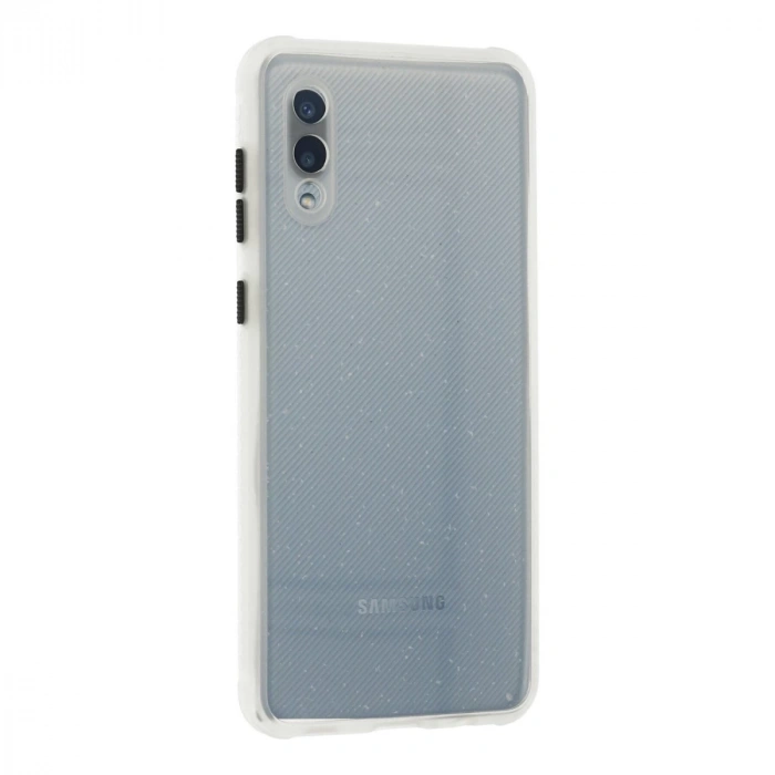 Samsung Galaxy A02 Kılıf Miami Şeffaf Silikon - Şeffaf