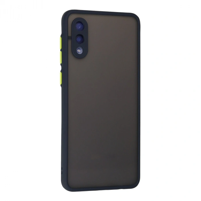 Samsung Galaxy A02 Kılıf Montreal Silikon Kapak - Lacivert