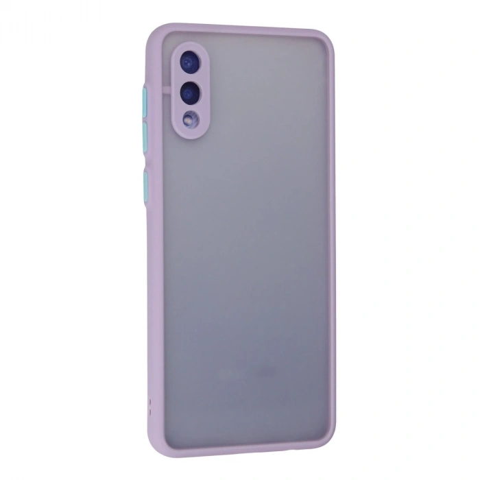 Samsung Galaxy A02 Kılıf Montreal Silikon Kapak - Mor