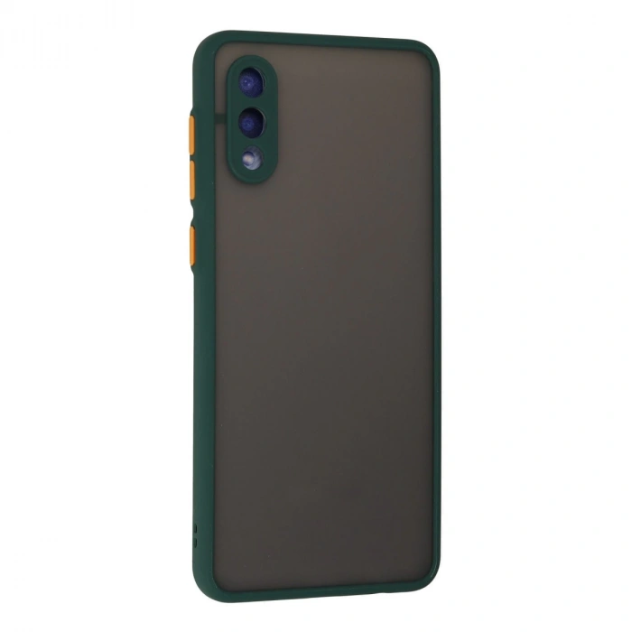 Samsung Galaxy A02 Kılıf Montreal Silikon Kapak - Yeşil