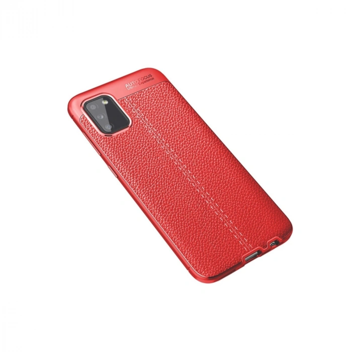 Samsung Galaxy A02s Kılıf Auto Focus Kapak - Kırmızı