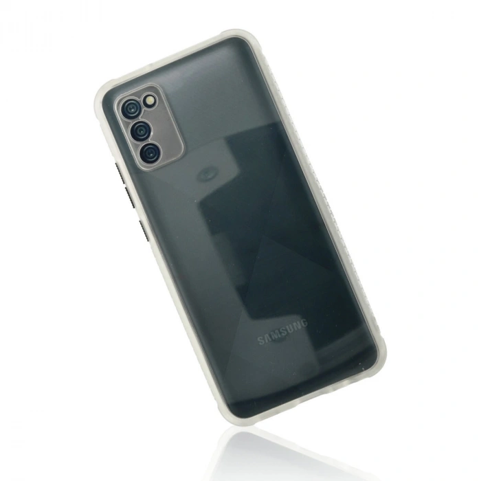 Samsung Galaxy A02s Kılıf Miami Şeffaf Silikon - Şeffaf