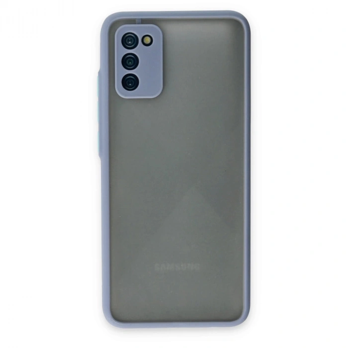 Samsung Galaxy A02s Kılıf Montreal Silikon Kapak - Gri