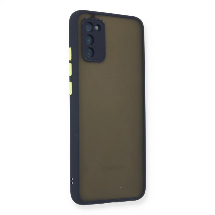 Samsung Galaxy A02s Kılıf Montreal Silikon Kapak - Lacivert