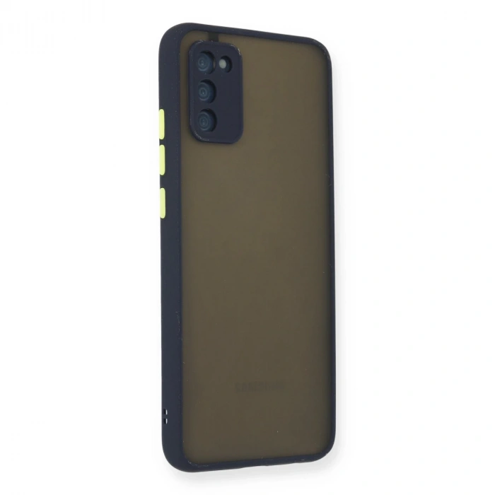 Samsung Galaxy A02s Kılıf Montreal Silikon Kapak - Lacivert