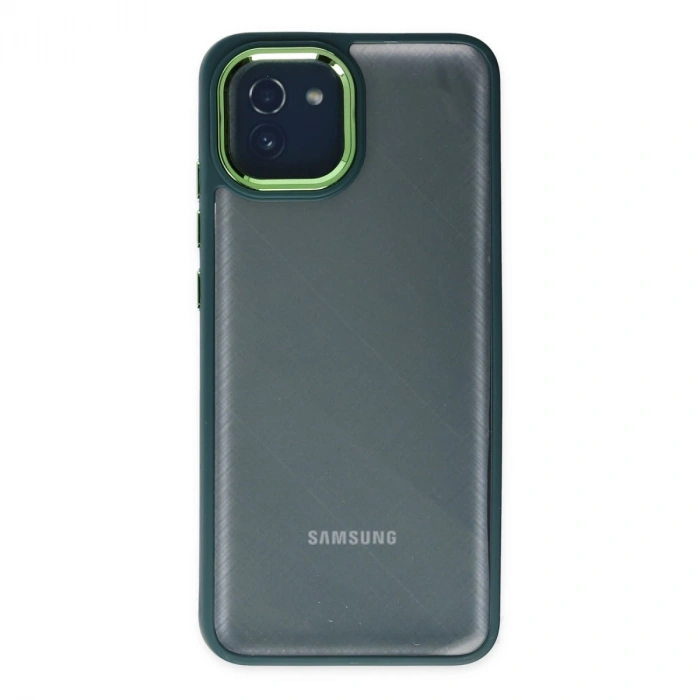Samsung Galaxy A03 Kılıf Dora Kapak - Haki Yeşil