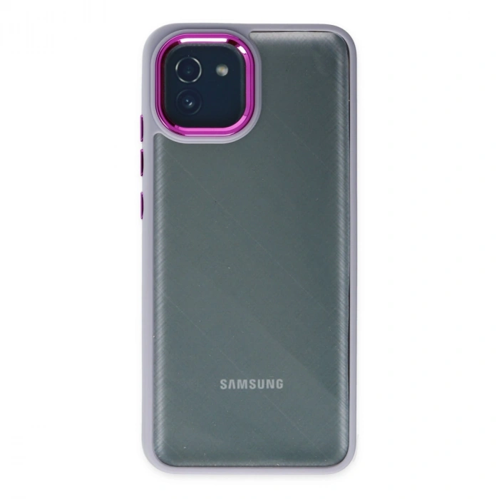 Samsung Galaxy A03 Kılıf Dora Kapak - Lila