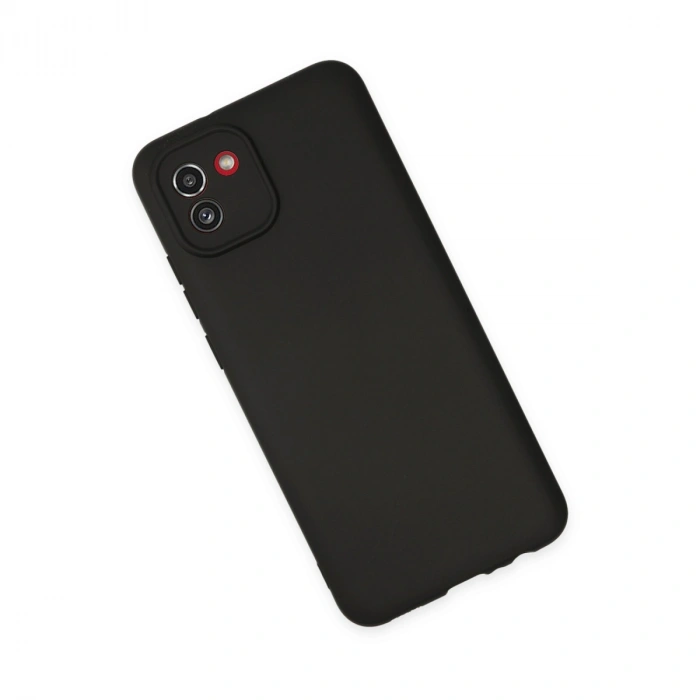 Samsung Galaxy A03 Kılıf First Silikon - Siyah