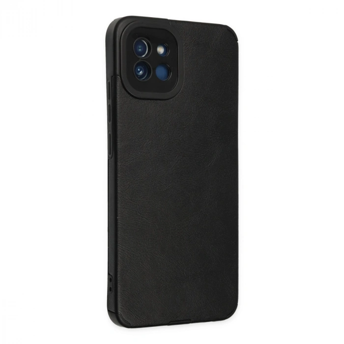 Samsung Galaxy A03 Kılıf Loop Deri Silikon - Siyah