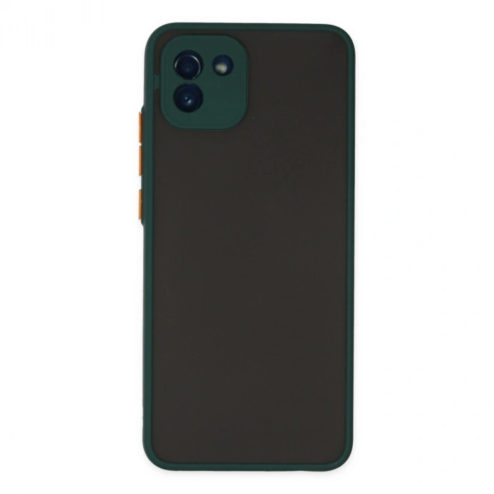 Samsung Galaxy A03 Kılıf Montreal Silikon Kapak - Yeşil