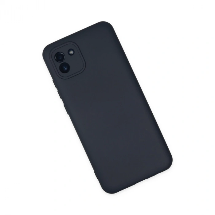 Samsung Galaxy A03 Kılıf Nano İçi Kadife Silikon - Lacivert