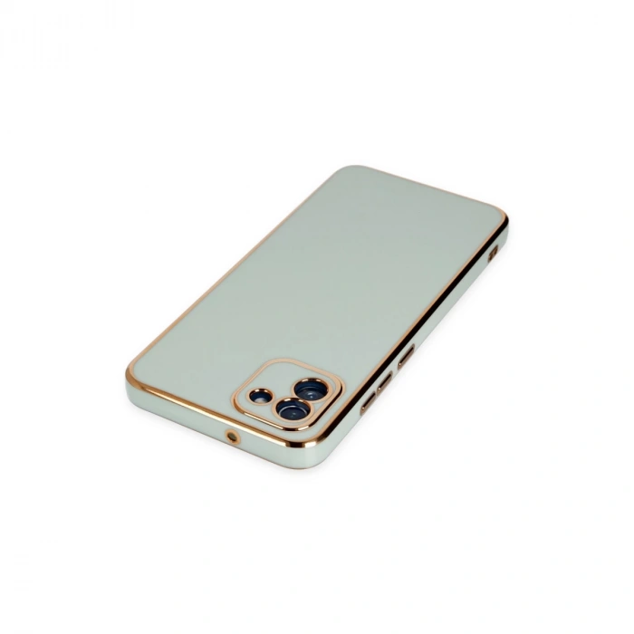 Samsung Galaxy A03 Kılıf Volet Silikon - Açık Yeşil