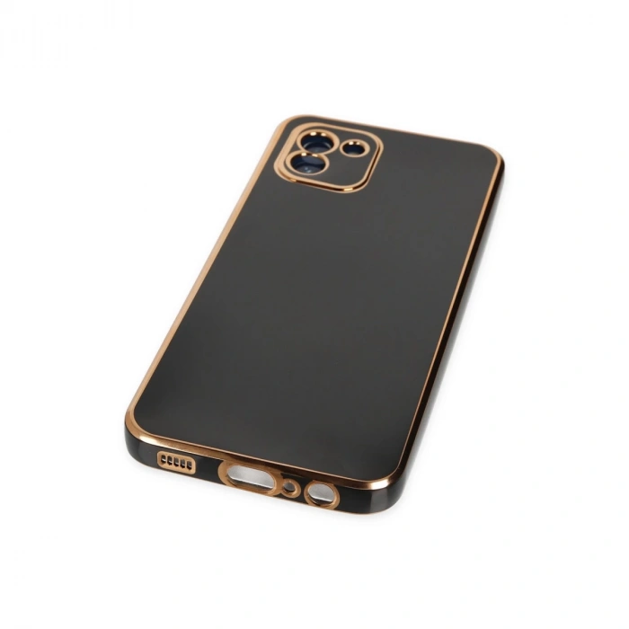 Samsung Galaxy A03 Kılıf Volet Silikon - Siyah