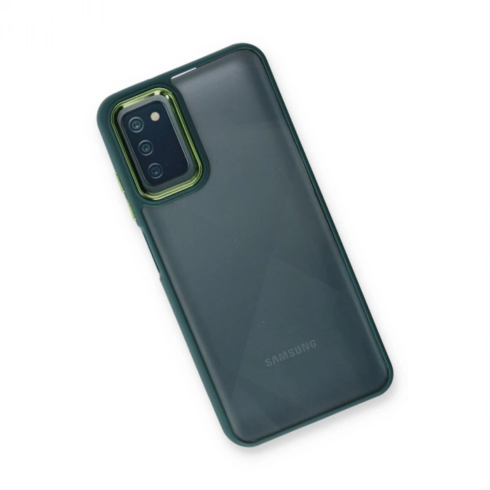 Samsung Galaxy A03s Kılıf Dora Kapak - Haki Yeşil