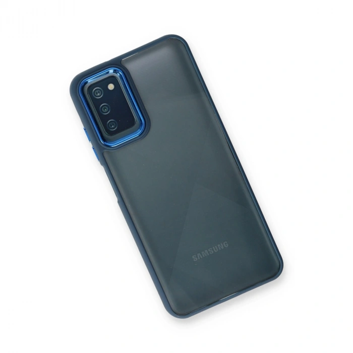 Samsung Galaxy A03s Kılıf Dora Kapak - Mavi