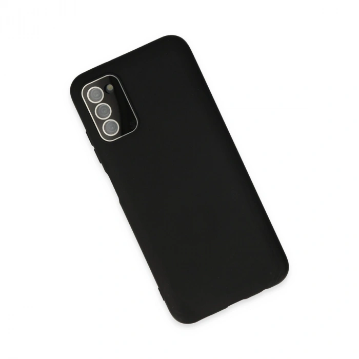 Samsung Galaxy A03s Kılıf Lansman Glass Kapak - Siyah