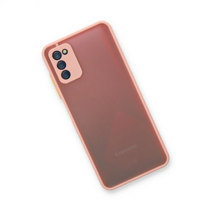 Samsung Galaxy A03s Kılıf Montreal Silikon Kapak - Pembe