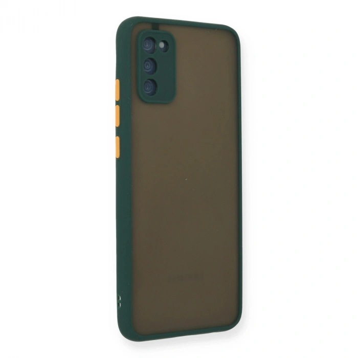 Samsung Galaxy A03s Kılıf Montreal Silikon Kapak - Yeşil