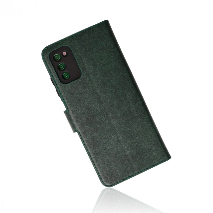 Samsung Galaxy A03s Kılıf Trend S Plus Kapaklı Kılıf - Yeşil