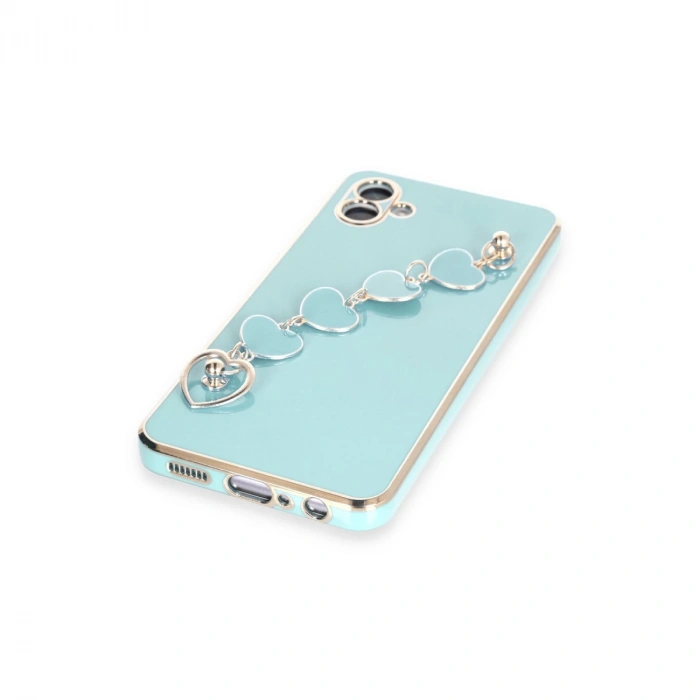 Samsung Galaxy A04 Kılıf Esila Silikon - Su Yeşili