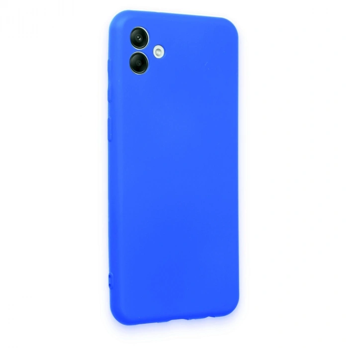 Samsung Galaxy A04 Kılıf First Silikon - Mavi