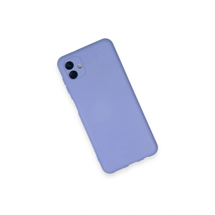 Samsung Galaxy A04 Kılıf Nano İçi Kadife Silikon - Lila