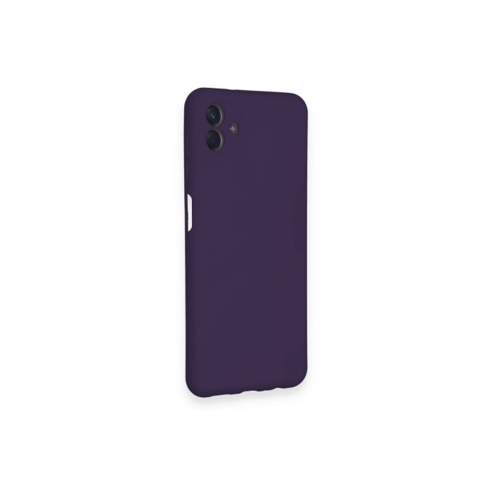 Samsung Galaxy A04 Kılıf Nano İçi Kadife Silikon - Mor