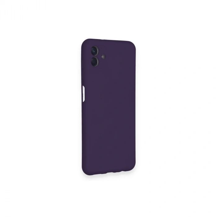 Samsung Galaxy A04 Kılıf Nano İçi Kadife Silikon - Mor