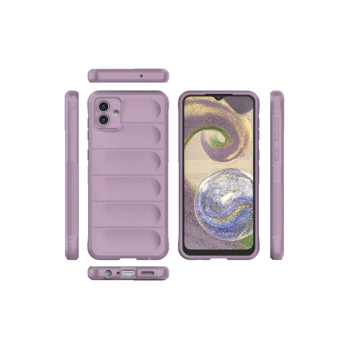 Samsung Galaxy A04 Kılıf Optimum Silikon - Mor