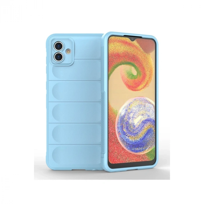 Samsung Galaxy A04 Kılıf Optimum Silikon - Sky Blue